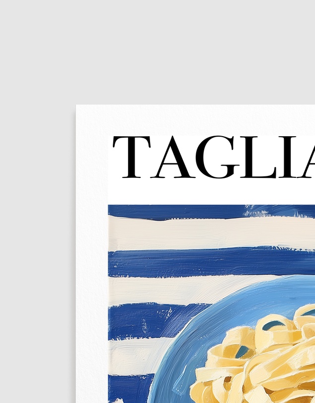 Olive et Oriel - Tagliatelle by Andreas Magnusson Art Print