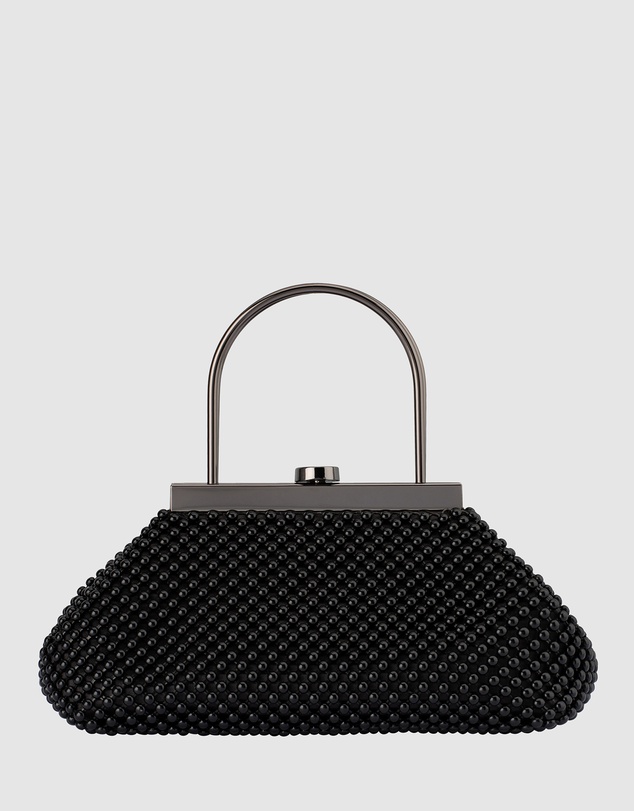 Olga Berg - Mimi Ball Mesh Frame Bag
