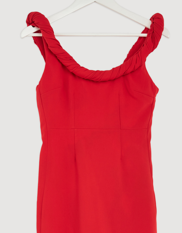 Revibe - Repaired BY JOHNNY. Talia Twist Midi Dress - AU 10