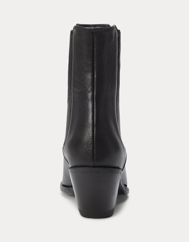 Polo Ralph Lauren - Leather Chelsea Western Boots - Women's