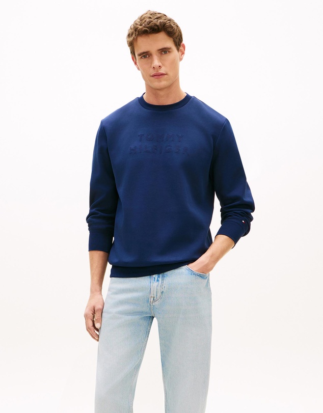 Tommy Hilfiger - Mixed Media Intechno Crew Neck Sweat
