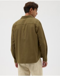 AERE - Textured Long Sleeve Shirt