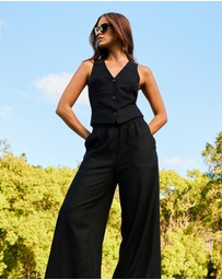 UNE PIECE - Linen V-Neck Vest