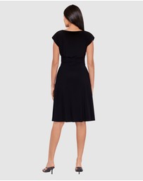 Miraclesuit Shapewear - Auri Cap Sleeve A-Line Shaping Dress