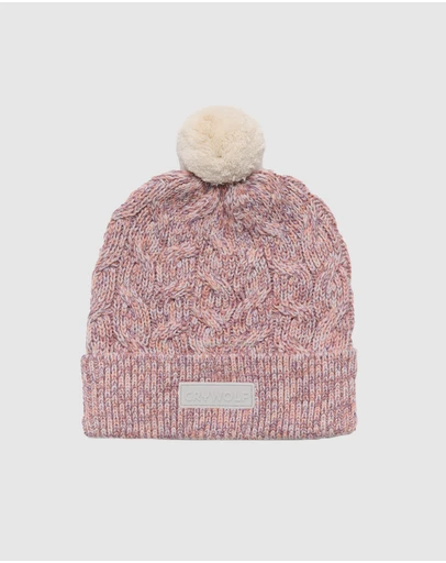 Crywolf - POM POM BEANIE Heather Speckle