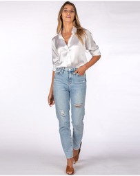 CAMIXA - Satin Silk Shirt