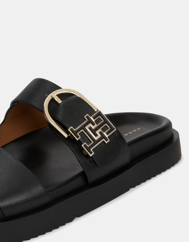 Tommy Hilfiger - Leather Sporty Mules - Women's