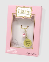 Claris The Chicest Mouse In Paris By Pink Poppy - Claris Fashion Charm Ring