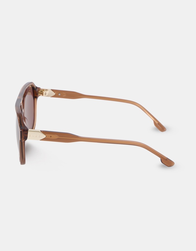 SABEN - Marlo Sunglasses Sheer Brown