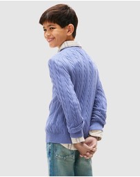 Tommy Hilfiger - Cotton Cable Sweater - Kids