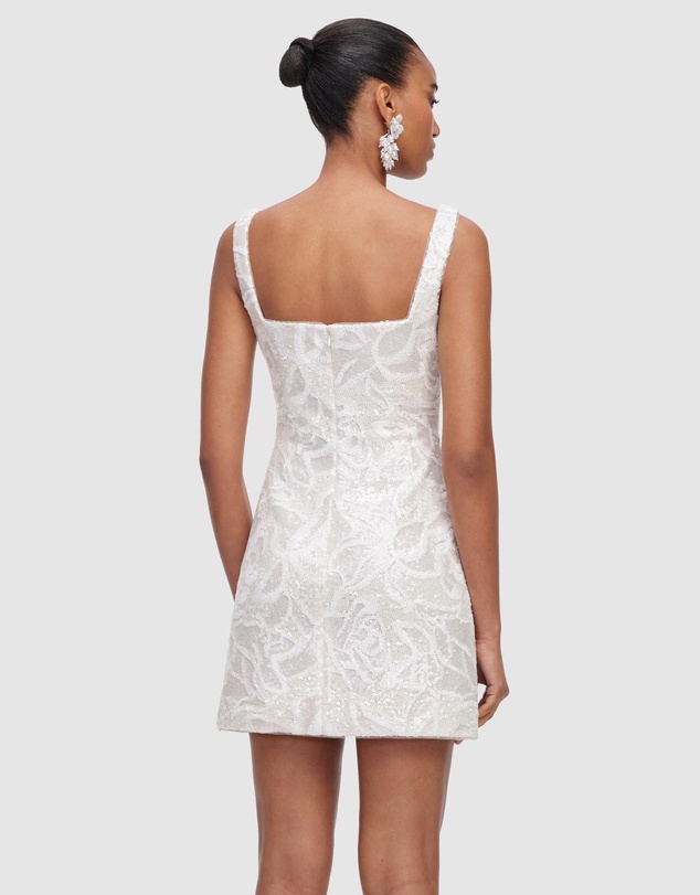 Self Portrait - Sequin Lace Mini Dress