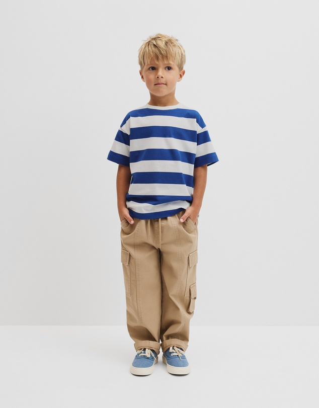 Country Road - Oversized Stripe Short Sleeve T-shirt