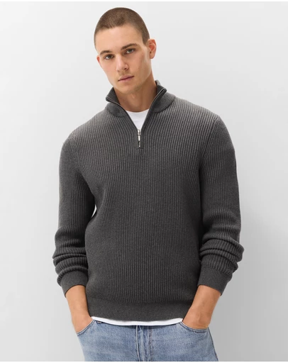 UNISON - Half Zip Knit