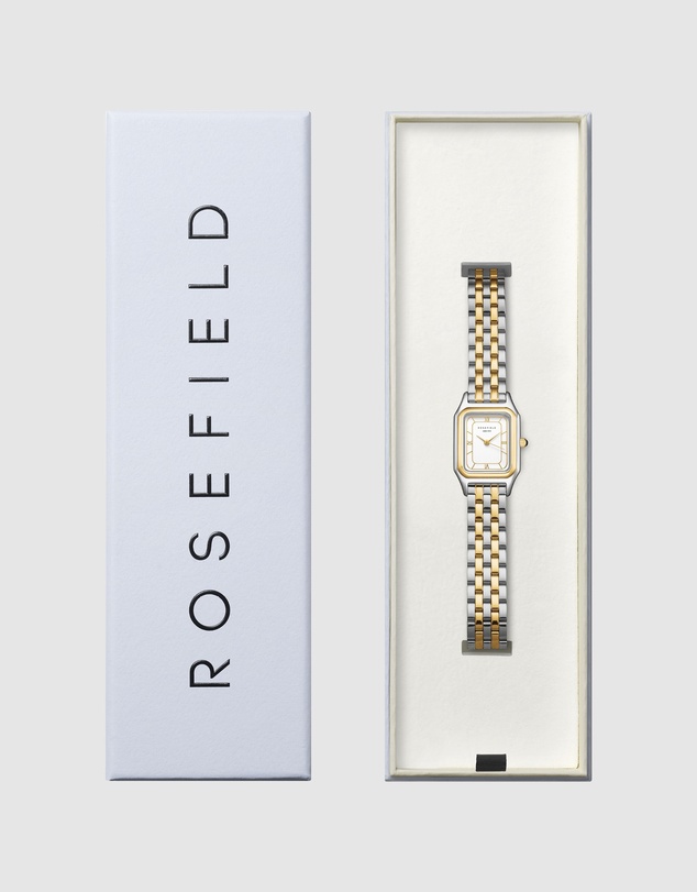 Rosefield - Ivy White Gold Silver Duotone Bracelet Watch