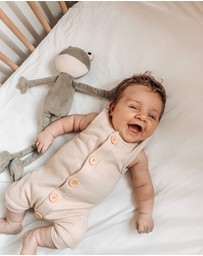 WITH LOVE FOR KIDS - BASICS Ribbed Romper - Babies