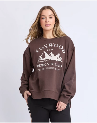 Foxwood - Avalanche Oversized Crew Coffee