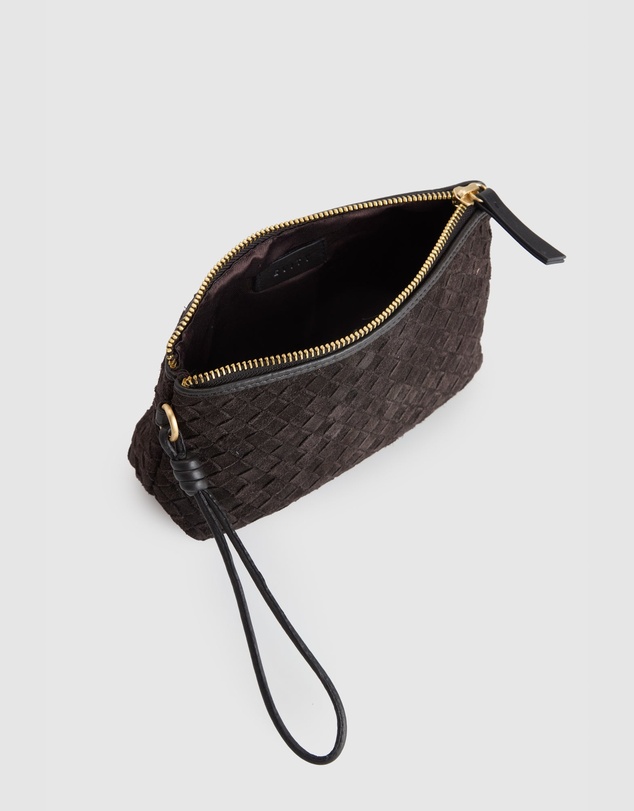 Evity - Ines Suede Weave Pouch