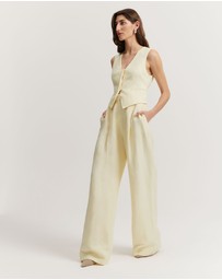 Country Road - Textured Pleat Pant