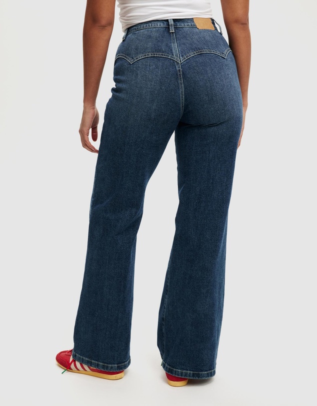 Cotton On - Curvy Stretch Wide Jeans