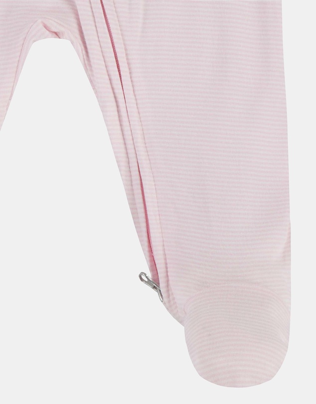 Nike - Striped Footed Coverall - Babies