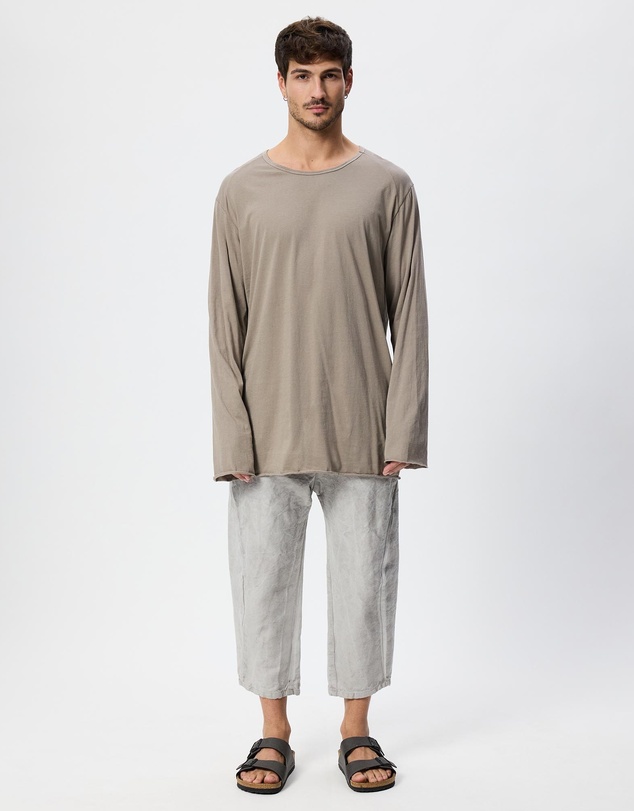 Surrounded By Ghosts - Stannite Relaxed Cotton Long T-Shirt