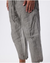 Surrounded By Ghosts - The Eskolaite Linen Canvas Drawstring Pants