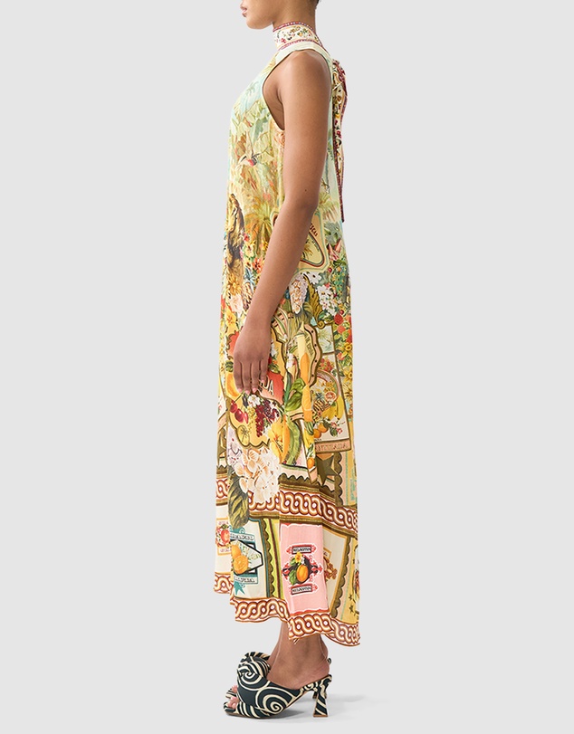 Camilla - High Neck Dress with Back Neck
