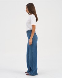 ONLY - Hope High Waist Wide-Leg Jeans