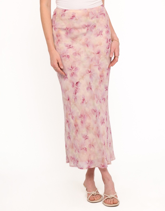 Petal & Pup - Giarda Maxi Skirt - Pink Floral