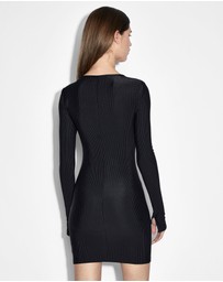 Ksubi - Charmed Keyhole Dress Black