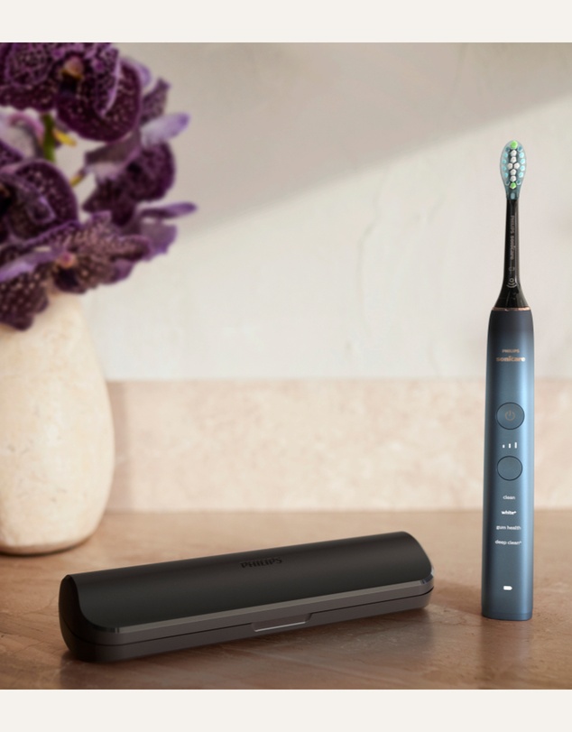 Philips - Philips Sonicare DiamondClean 9000 Special Edition Electric Toothbrush, Navy