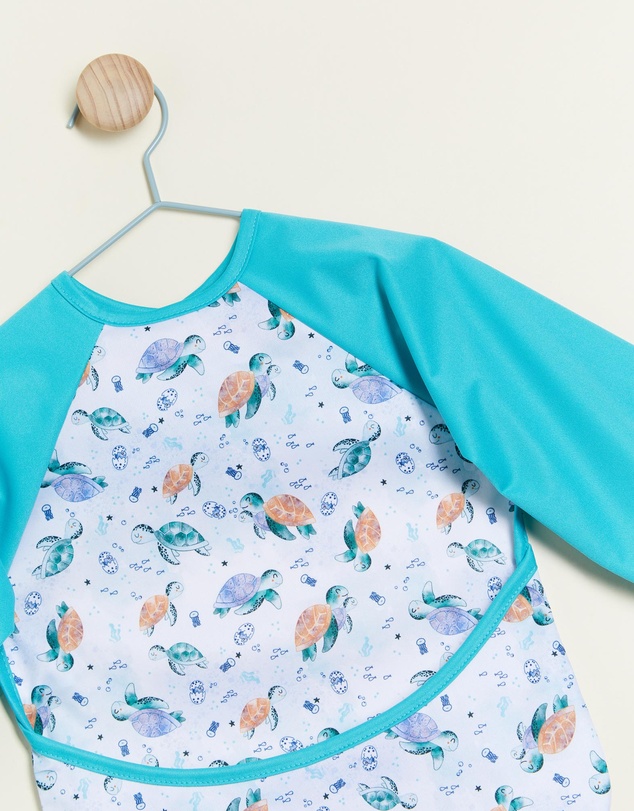 itti bitti - Sleeved Bib Smocks - Crush