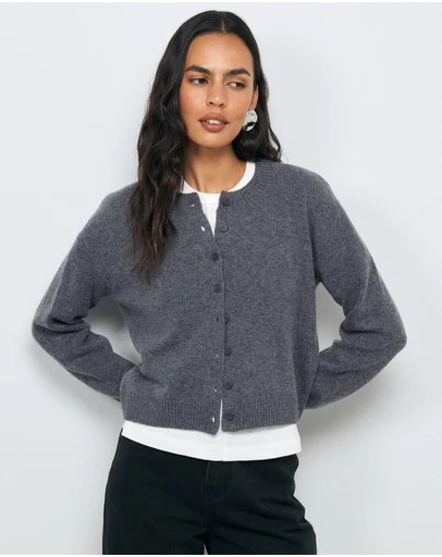 AERE - Sadie Merino Wool Cardigan