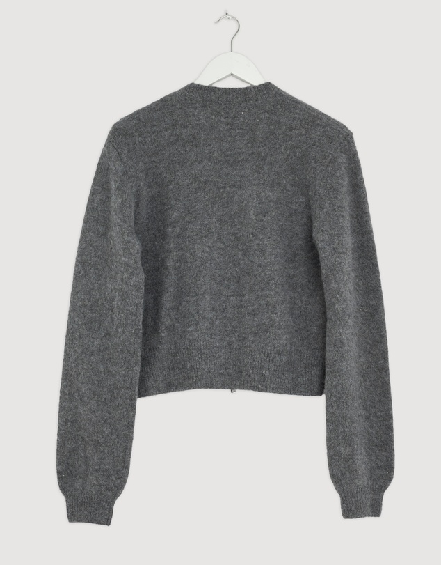 Revibe - Repaired AERE Maely Knit Bomber Cardigan - AU 12
