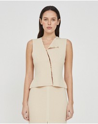 FRIEND of AUDREY - Mila Asymmetric Rib Top