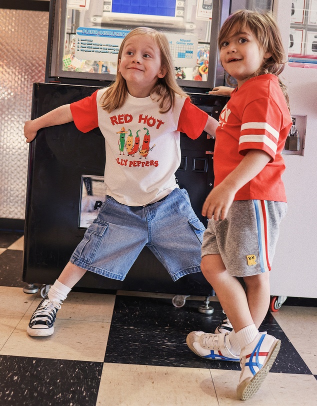 Rock Your Kid - Milo Tee in Fiery Red