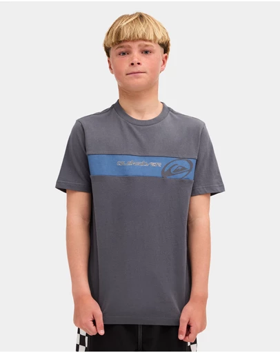 Quiksilver - Boys 8 to 16 Tilt Panel T-Shirt