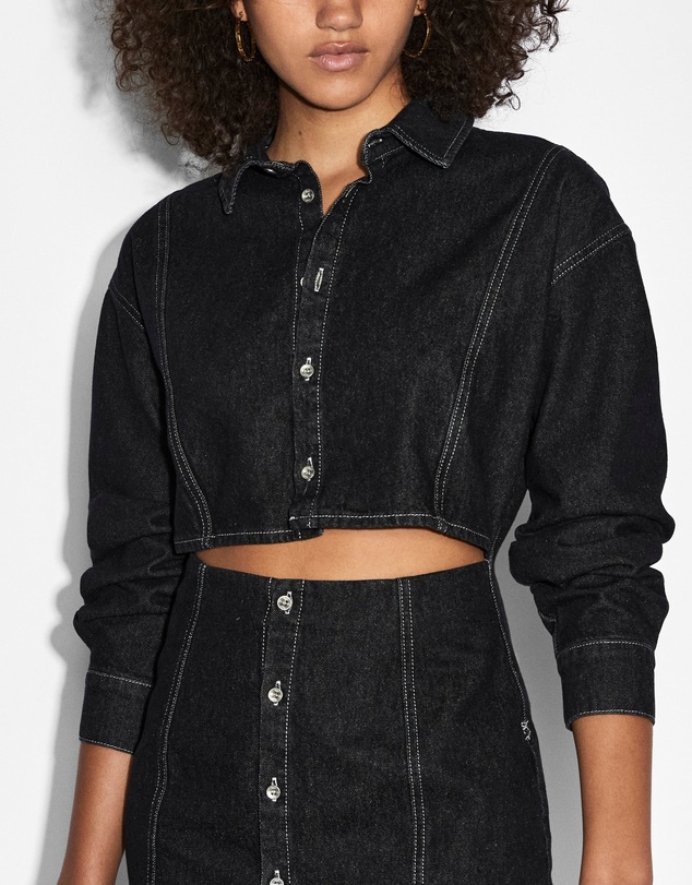 Ksubi - Cutout Shirt Dress Midnight