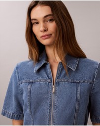Calvin Klein Jeans - Denim Belted Shirt Dress