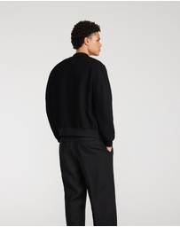 Calibre - Textured Bomber Jacket Black