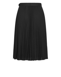 City Chic - Plus size Petra Pleat Midi Skirt - black