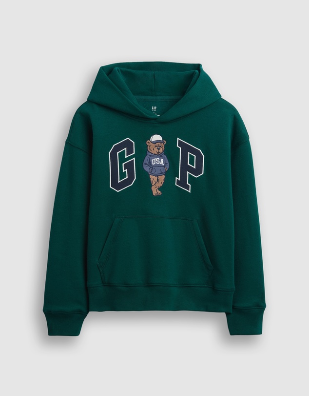 GAP - Brannan Fleece PO Logo Hood - Teens