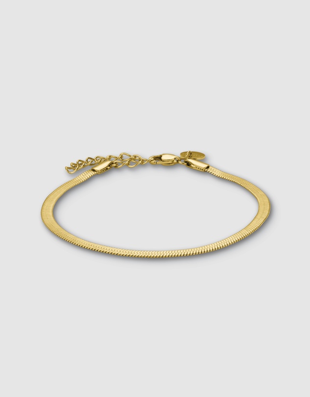 Rosefield - Snake Gold Tone Bracelet