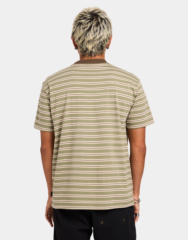 RVCA - Mens Exotica Stripe T-Shirt