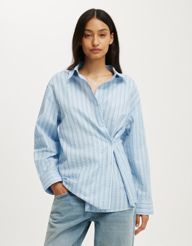 Cotton On - Ella Wrap Longsleeve Shirt