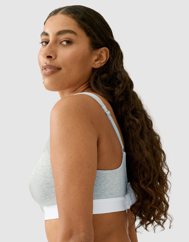 Naturana - Athleisure Cotton Padded Strap Wirefree Bra