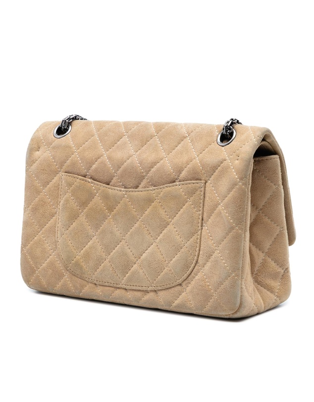 Pre-Loved by Azura Reborn - Pre-Loved Reissue 2.55 Aged Metallic Calfskin Double Flap 227