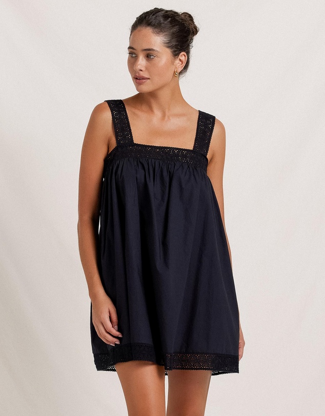 Peony - Broderie Mini Dress