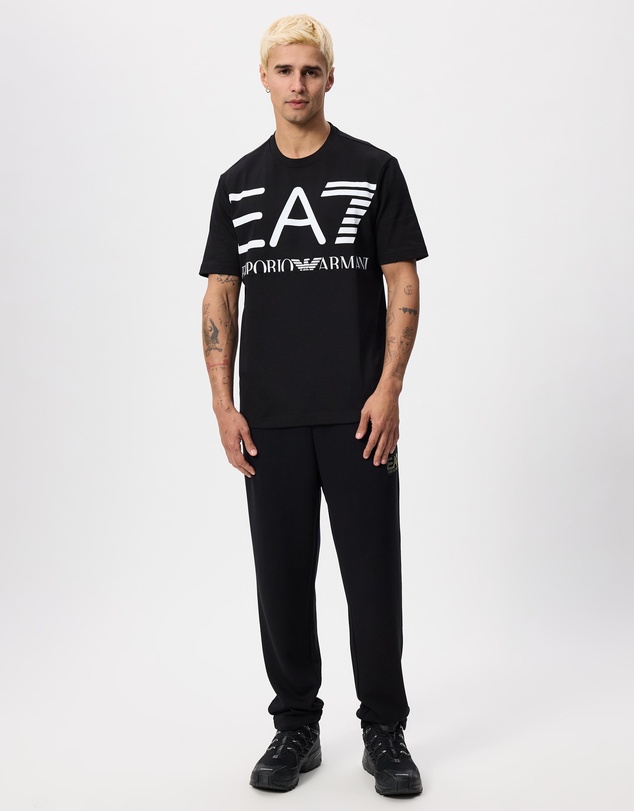 Emporio Armani EA7 - SS Train Logo Series M Oversize Logo Tee