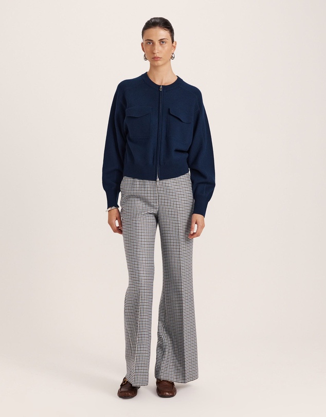 SABA - Amaya Boiled Wool Bomber